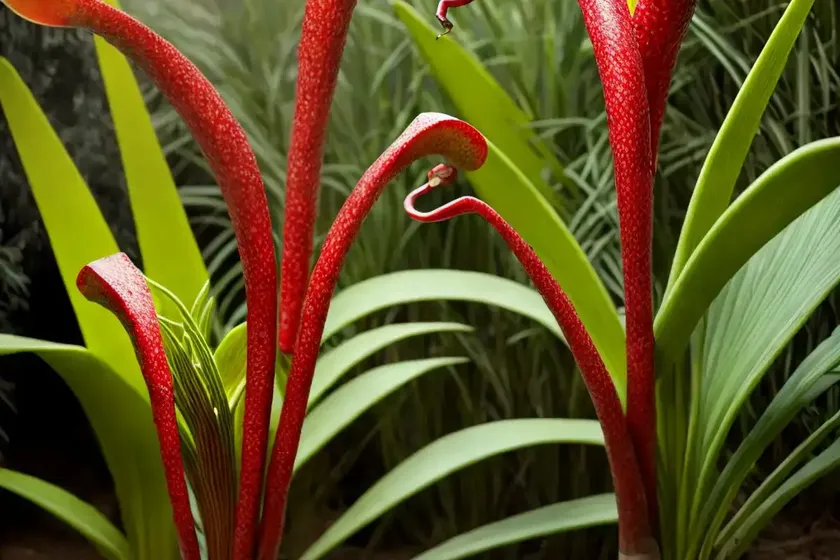 Pitcher plant (sarracenia flava ‘giant red tube’) — photo 3