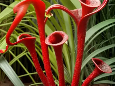 Pitcher Plant (Sarracenia Flava ‘Giant Red Tube’)