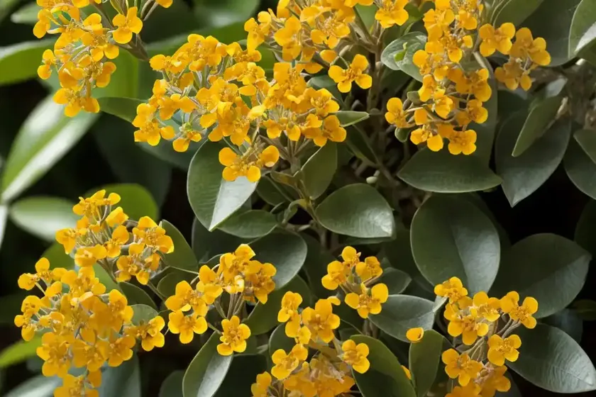 Pittosporum tenuifolium ‘abbotsbury gold’ (kohuhu) — photo 2
