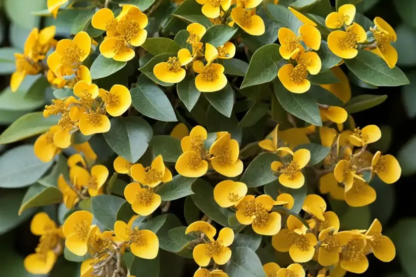 Pittosporum tenuifolium ‘abbotsbury gold’ (kohuhu) — photo 3