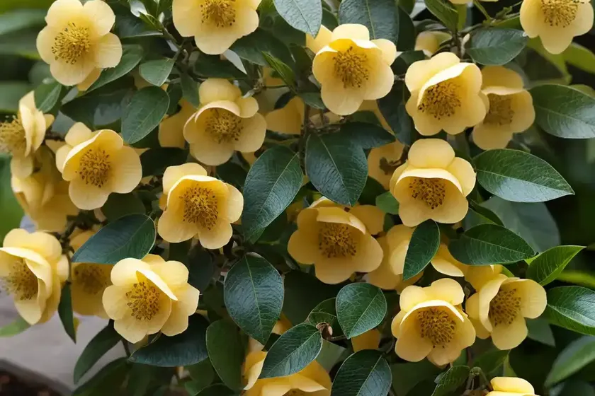 Pittosporum tobira ‘nanum’ (mock orange) — photo 2