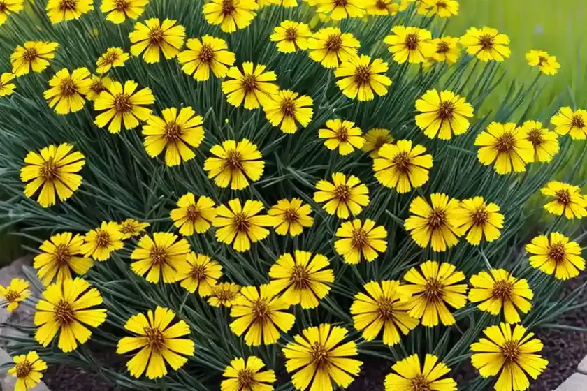 Plains coreopsis (coreopsis tinctoria)