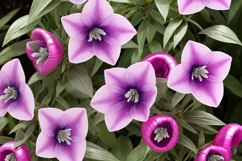 Platycodon grandiflorus ‘astra pink’ (balloon flower) — photo 2