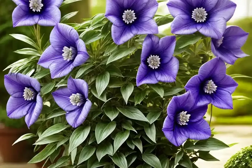 Platycodon grandiflorus (balloon flower) — photo 3