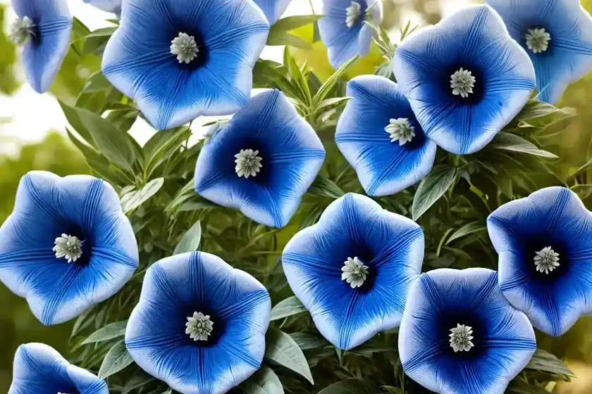 Platycodon grandiflorus ‘double blue’ (balloon flower) — photo 2
