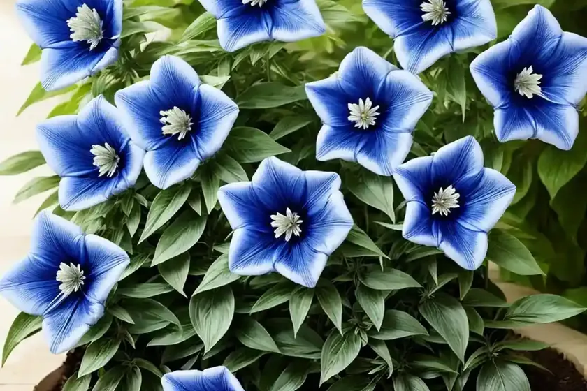 Platycodon grandiflorus ‘sentimental blue’ (balloon flower) — photo 3