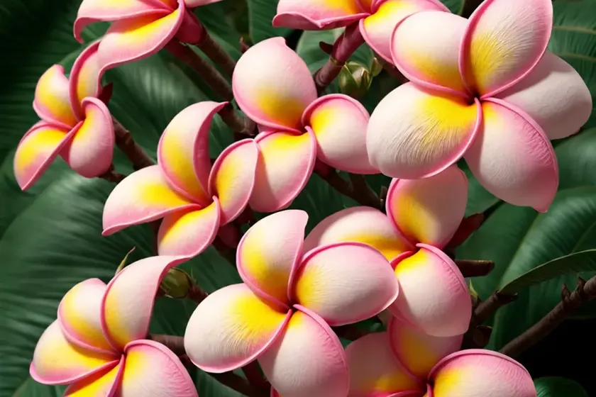 Plumeria flore roseo odoratissimo (plumeria rubra) — photo 2