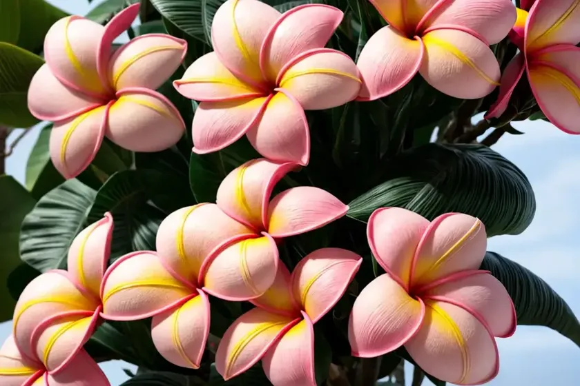 Plumeria flore roseo odoratissimo (plumeria rubra) — photo 3