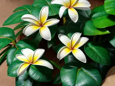 Plumeria Obtusa (Singapore Plumeria)