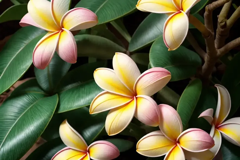 Plumeria rubra (frangipani) — photo 2