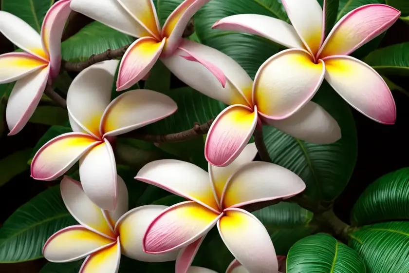 Plumeria rubra (frangipani) — photo 3