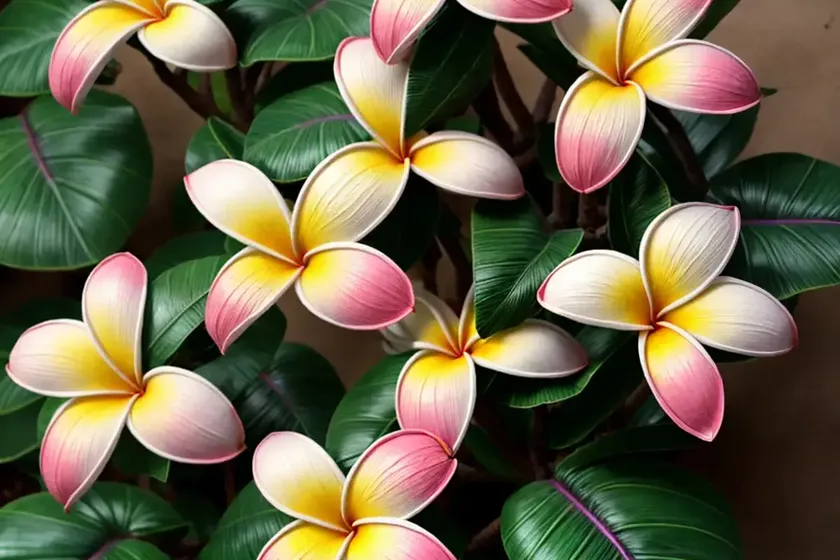 Plumeria Rubra ‘Nebel’s Rainbow’ (Frangipani) — photo 3