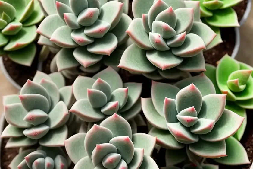 Plush plant (echeveria harmsii) — photo 2