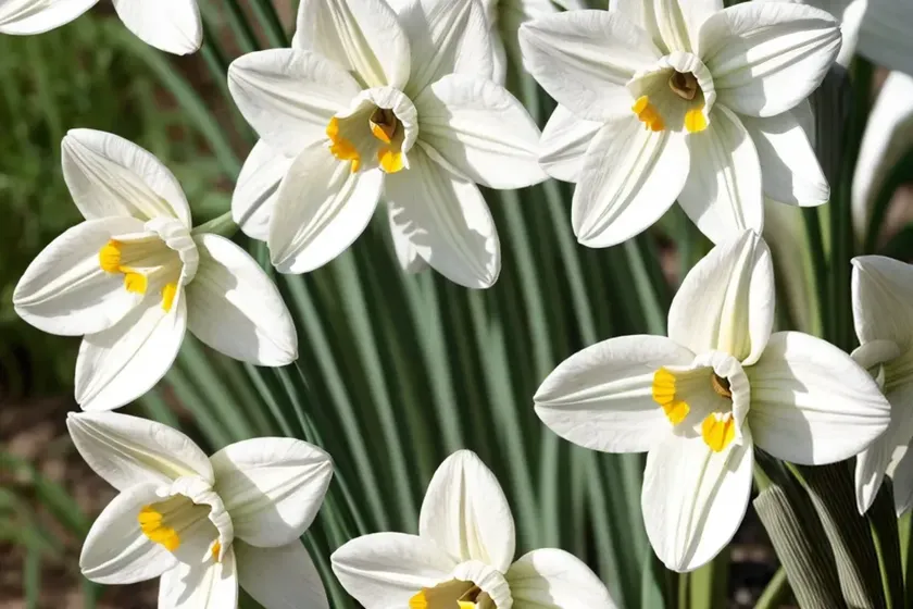 Poet’s narcissus (narcissus poeticus) — photo 3