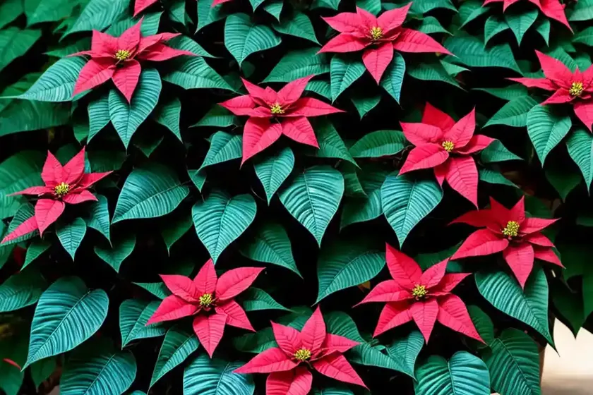 Poinsettia (euphorbiaceae pulcherrima) — photo 2