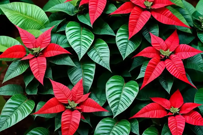Poinsettia plants (euphorbia pulcherrima) — photo 3