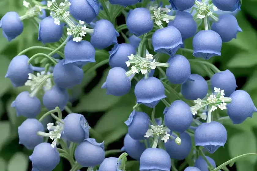 Polemonium caeruleum ‘bambino blue’ (jacob’s ladder) — photo 2