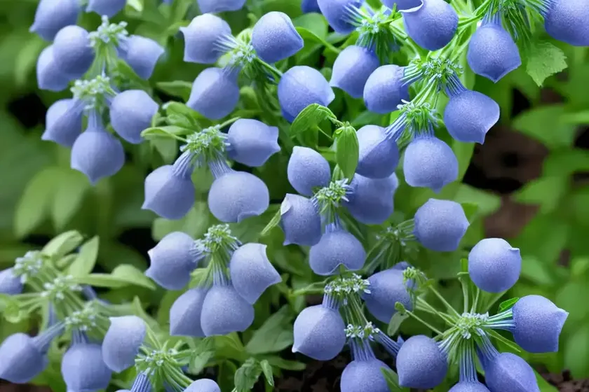 Polemonium reptans (creeping jacob’s ladder) — photo 2