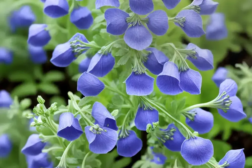 Polemonium reptans ‘stairway to heaven’ (creeping jacob’s ladder) — photo 3