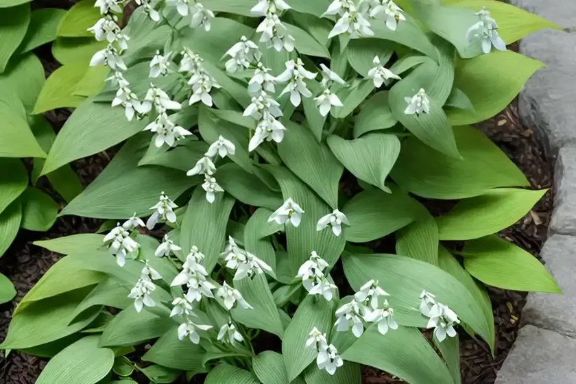 Polygonatum odoratum ‘variegatum’ (solomon’s seal) — photo 2