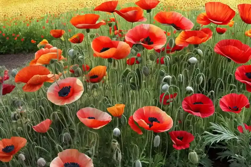 Poppy agremona (papaver argemone) — photo 3