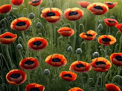 Poppy Pinnatifldum (Papaver Pinnatifidum)
