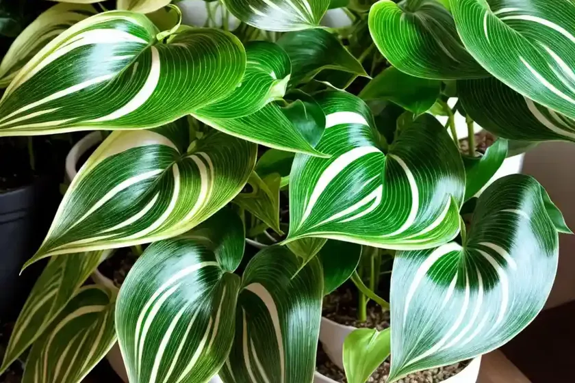 Pothos marble queen (epipremnum aureum)