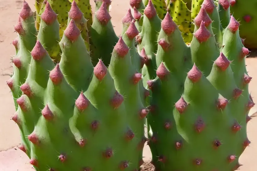Prickly pear (opuntia monacantha) — photo 3