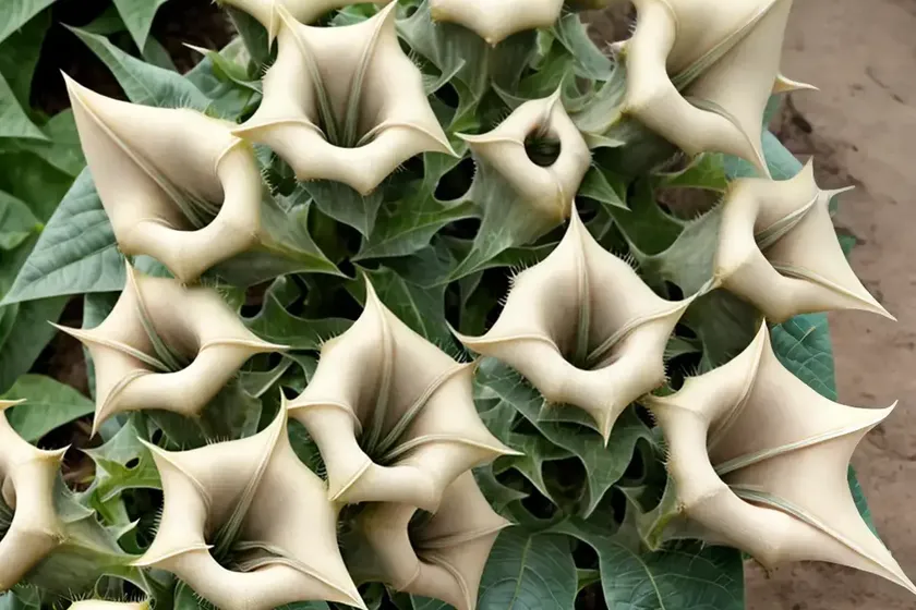 Pricklyburr (datura inoxia) — photo 2