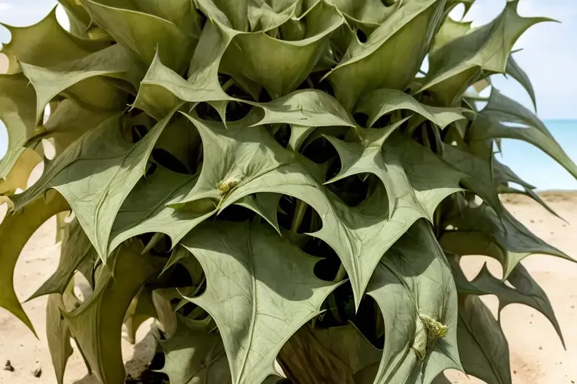 Pricklyburr (datura inoxia) — photo 3
