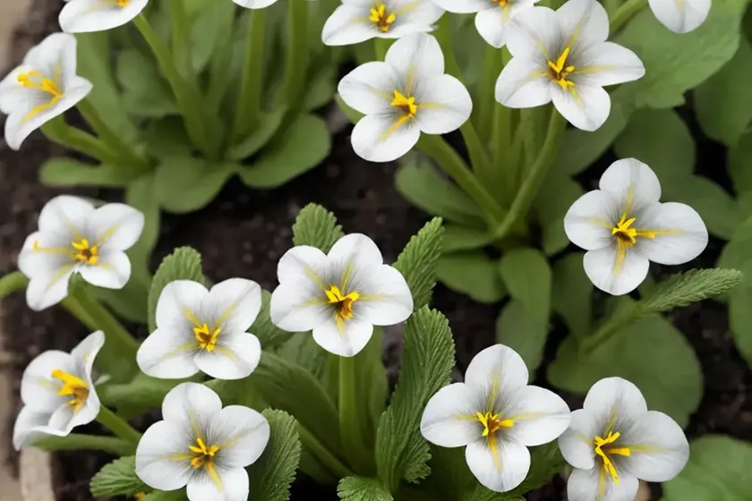 Primula marginata (silver-edged primrose) — photo 2
