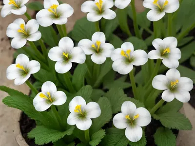 Primula Marginata (Silver-Edged Primrose)