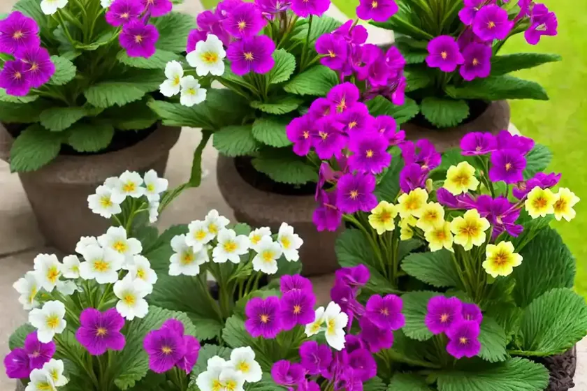 Primula x elatior ‘pacific hybrids’ (english primrose) — photo 3