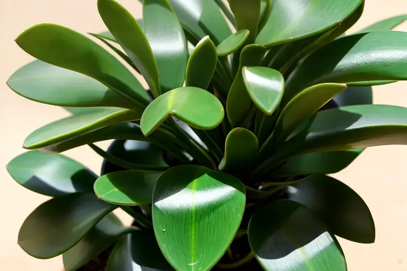 Propeller plant (crassula falcata) — photo 3