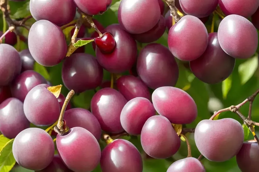 Prunus cerasifera ‘krauter vesuvius’ (cherry plum)