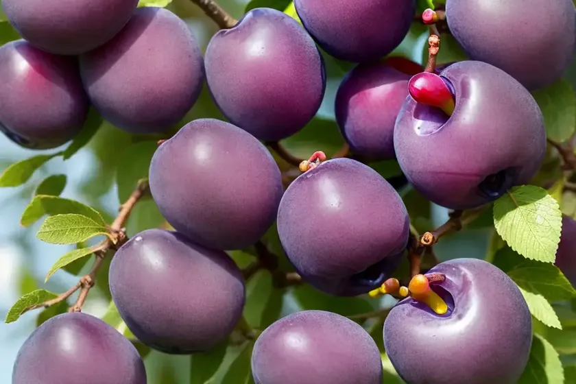 Prunus insititia (damson plum) — photo 3