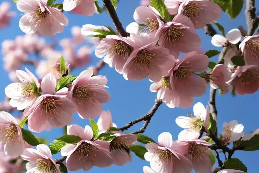 Prunus ‘kiku-shidare-zakura’ (japanese flowering cherry) — photo 3