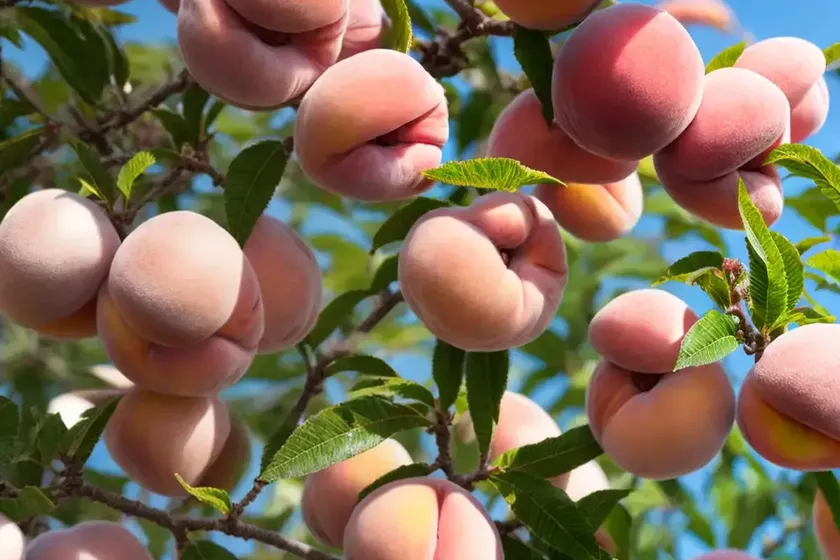 Prunus persica ‘bonanza’ (peach) — photo 2