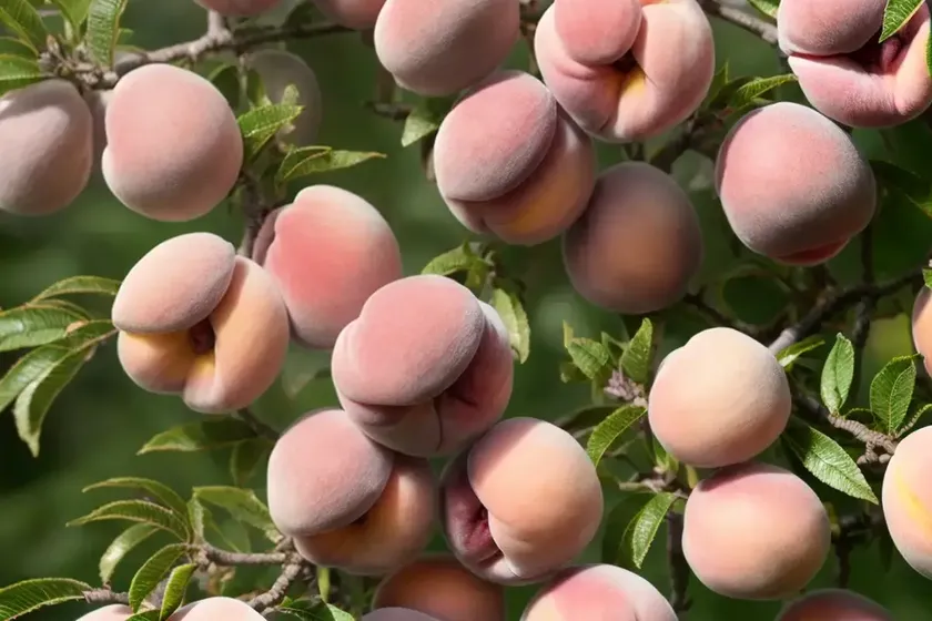 Prunus persica ‘bonanza’ (peach) — photo 3
