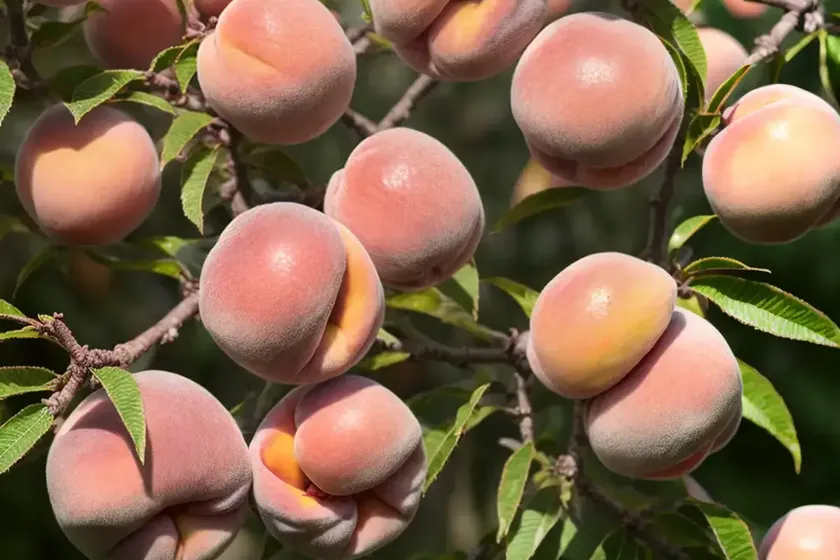 Prunus persica ‘golden jubilee’ (peach) — photo 2
