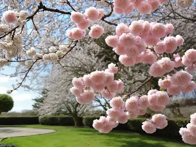 Prunus ‘Shirofugen’ (Japanese Flowering Cherry)