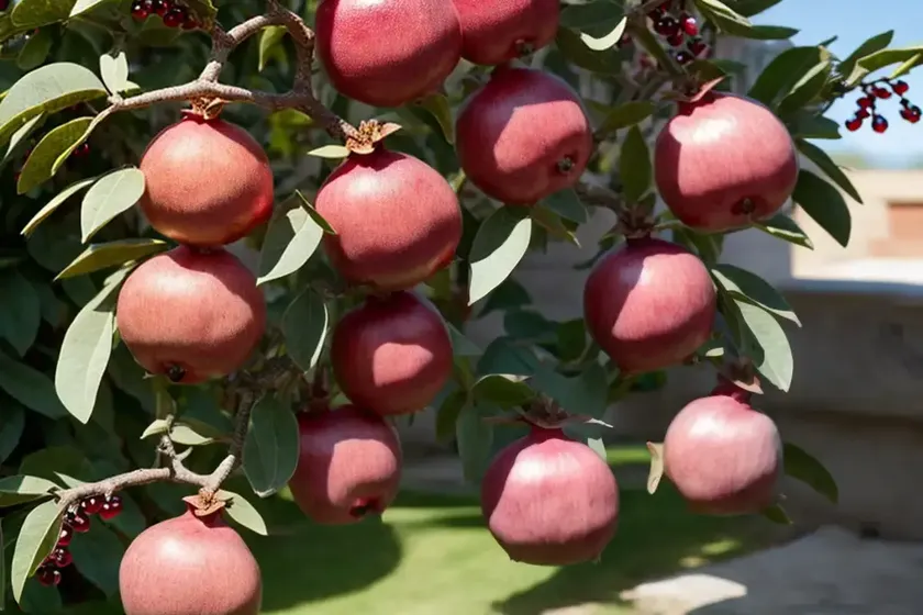 Punica granatum var. nana (dwarf pomegranate) — photo 3