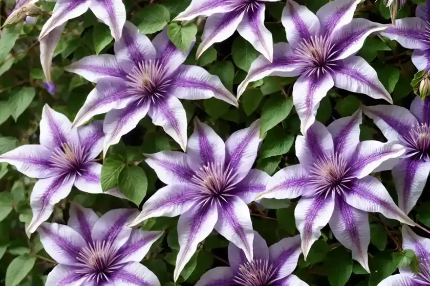 Purple Clematis (Clematis Viticella) — photo 2