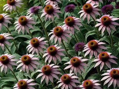 Purple Coneflower (Echinacea Purpurea ‘Vintage Wine’)