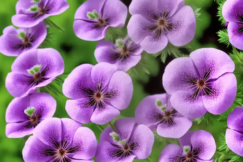 Purple cranesbill (geranium purpureum) — photo 2