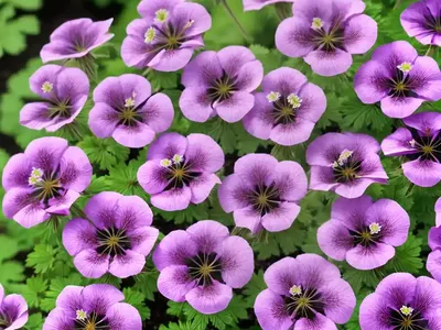 Purple Cranesbill (Geranium Purpureum)