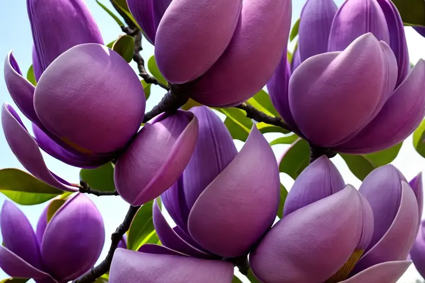 Purple magnolia (magnolia liliiflora) — photo 2