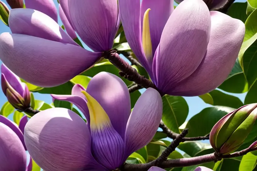 Purple magnolia (magnolia liliiflora) — photo 3