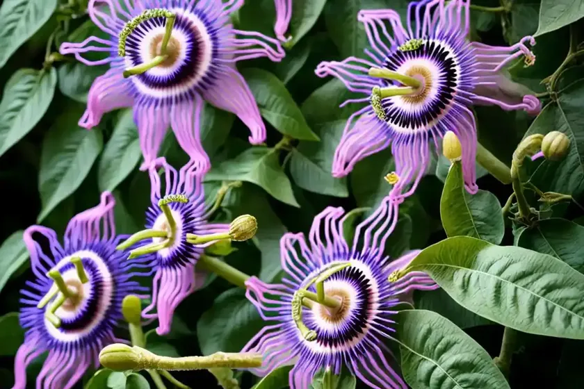 Purple passionflower (passiflora incarnata) — photo 2