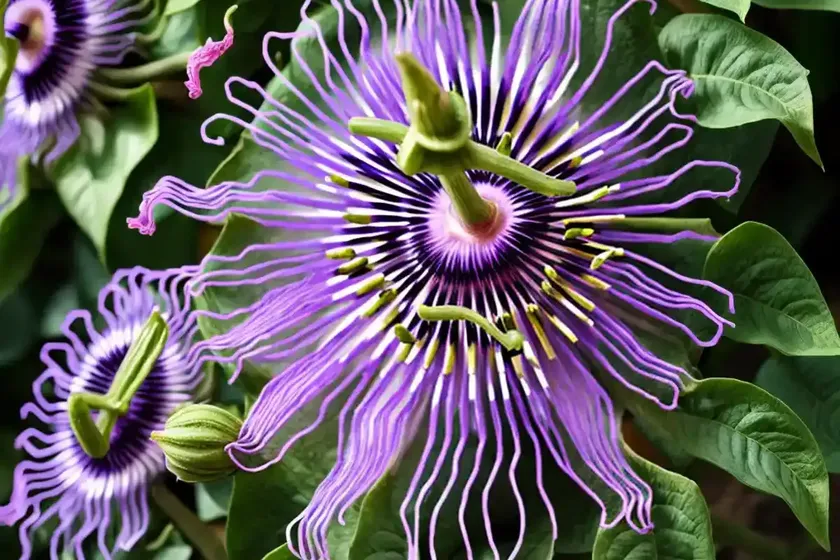 Purple passionflower (passiflora incarnata) — photo 3